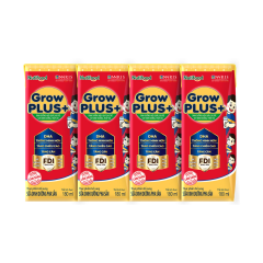 Lốc 4 sữa suy dinh dưỡng Growplus+ vani 180ml chính hãng