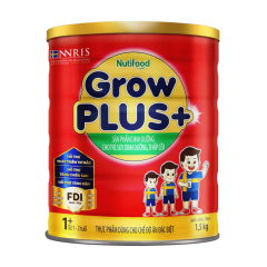 SPDD Nuti Grow Plus suy dinh dưỡng (1 tuổi) hộp 1.5kg chính hãng