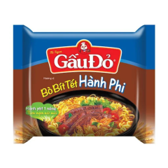 Mì Gấu Đỏ bò bít tết hành phi 64g chính hãng | Siêu Thị GO!– Thực phẩm giá tốt