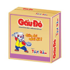 Thùng 30 gói Mì Gấu Đỏ thịt bằm hành phi 63g chính hãng | Siêu Thị GO!– Thực phẩm giá tốt