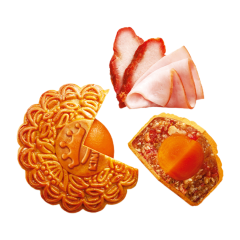Bánh trung thu Kinh Đô Jambon xá xíu 2 trứng 210g chính hãng