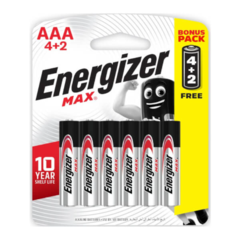 Pin Energizer Max AAA E92BP4+2 chính hãng