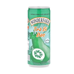 Trà bí đao Wonderfarm lon 240ml chính hãng