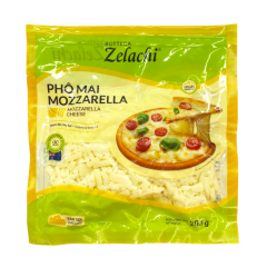 Phô mai bào Mozzarella Zelachi 200g chính hãng | Siêu Thị GO!– Thực phẩm giá tốt