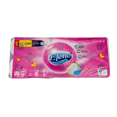 Giấy vệ sinh Elene hồng cao cấp 10cuộn 3lớp chính hãng