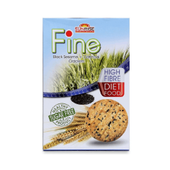 Bánh ăn kiêng Fine Yến Mạch Mè Đen 178g chính hãng