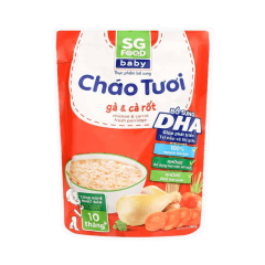 Cháo tươi gà cà rốt SG Food 240g chính hãng