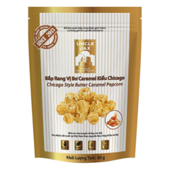 Bắp rang Uncle Jax vị bơ caramel 80g chính hãng