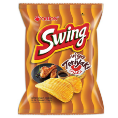 Snack khoai tây Swing vị gà teriyaki 53g chính hãng