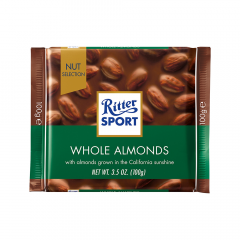 Sôcôla sữa Ritter Sport nhân hạnh nhân 100G chính hãng