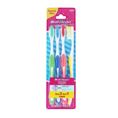 Lô 3+1 Bàn chải đánh răng Oral Clean Confidence chính hãng