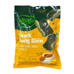 Snack rong biển Bibigo vị bắp mật ong 25g chính hãng