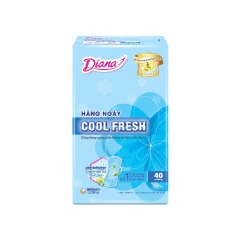 Băng vệ sinh hằng ngày Diana Sensi Cool Fresh gói 40 miếng chính hãng