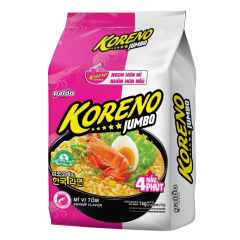 Mì Koreno Jumbo tôm 1kg chính hãng