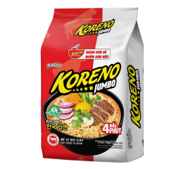 Mì Koreno Jumbo bò cay 1kg chính hãng