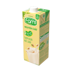 Sữa đậu nành Fami nguyên chất 1 lít chính hãng | Siêu Thị GO!– Thực phẩm giá tốt