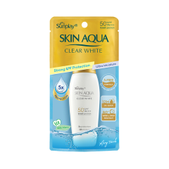 Sữa chống nắng dưỡng trắng mặt Sunplay Skin Aqua 55g chính hãng