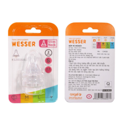 Núm vú cổ hẹp Wesser size S chính hãng