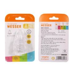 Núm vú cổ hẹp Wesser size M chính hãng