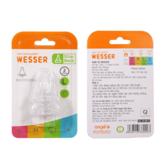 Núm vú cổ hẹp Wesser size L chính hãng