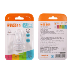 Núm vú cổ hẹp Wesser size + chính hãng