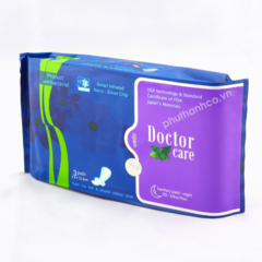 Băng vệ sinh Doctor Care ban đêm 33.8cm 3 miếng chính hãng