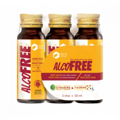 Lô 3 Nước giải rượu bia Alcofree chai 50ml chính hãng | Siêu Thị GO!– Thực phẩm giá tốt