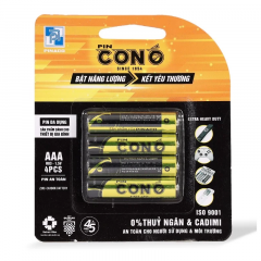 Vỉ 4 viên Pin AAA Con Ó Decal LR03 chính hãng