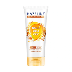 Gel rửa mặt Hazeline nghệ hoa cúc ngừa mụn 100g chính hãng