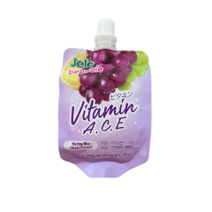 Nước trái cây thạch Jele Vitamin A,C,E Nho 150ml chính hãng