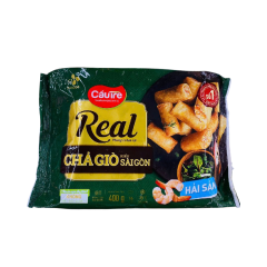 Chả giò hải sản Real cầu tre 400g chính hãng