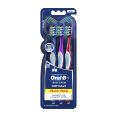 Lô 3 bàn chải đánh răng Oral-B 7 Benefits Pro Health chính hãng