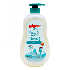 Tắm gội Pigeon Jojoba 700ml chính hãng