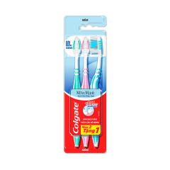 Lô 2+1 bàn chải Colgate mềm mảnh sạch sâu chính hãng