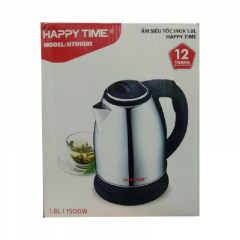 Bình đun Inox Happy Time 1.8L HTD1081/HTD1088 chính hãng
