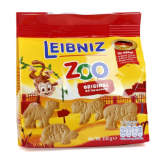 Bánh qui bơ hình thú Bahlsen Zoo 100g chính hãng