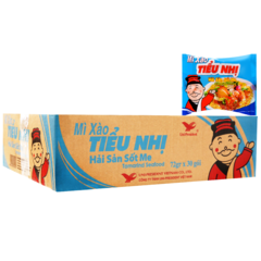 Thùng 30 mì xào hải sản xốt me Tiểu Nhị 72g chính hãng | Siêu Thị GO!– Thực phẩm giá tốt