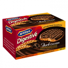 Bánh McVities Digestive Dark Chocolate 200g chính hãng