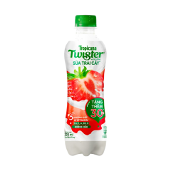 Nước trái cây sữa Juicy Milk vị dâu 320ml chính hãng