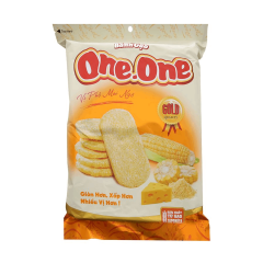 Bánh gạo One One vị phô mai ngô 118g chính hãng
