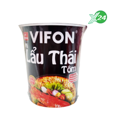 Thùng 24 mì ly Vifon lẩu thái tôm 60g chính hãng | Siêu Thị GO!– Thực phẩm giá tốt