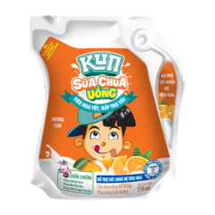 Sữa chua uống Kun vị cam túi 110ml chính hãng | Siêu Thị GO!– Thực phẩm giá tốt