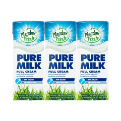 Lô 3 sữa tươi tiệt trùng Meadow Fresh nguyên kem hộp 200ml chính hãng | Siêu Thị GO!– Thực phẩm giá tốt