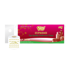 Giấy vệ sinh cao cấp Pulppy Supreme 4 lớp 10 cuộn chính hãng