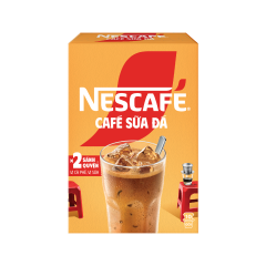 Cà phê Nescafe 3in1 sữa đá 10 gói x 24g chính hãng