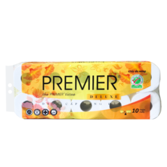 Giấy vệ sinh Premier Deluxe 10 cuộn chính hãng