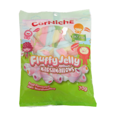 Kẹo xốp Corniche trái cây 70g chính hãng