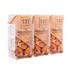 Lô 3 Sữa hạt hạnh nhân 137 Degrees hộp 180ml chính hãng | Siêu Thị GO!– Thực phẩm giá tốt