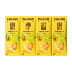 Lô 4 sữa đậu nành Vinamilk hạt óc chó hộp 180ml chính hãng | Siêu Thị GO!– Thực phẩm giá tốt