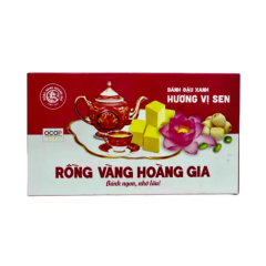 Bánh đậu xanh Rồng Vàng Hoàng Gia hạt sen 300g chính hãng